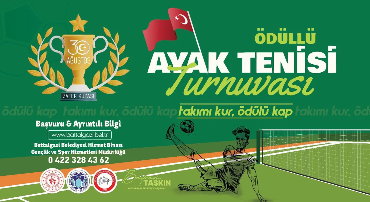 Battalgazi Belediyesi’nden Özel Ayak Tenisi Turnuvası