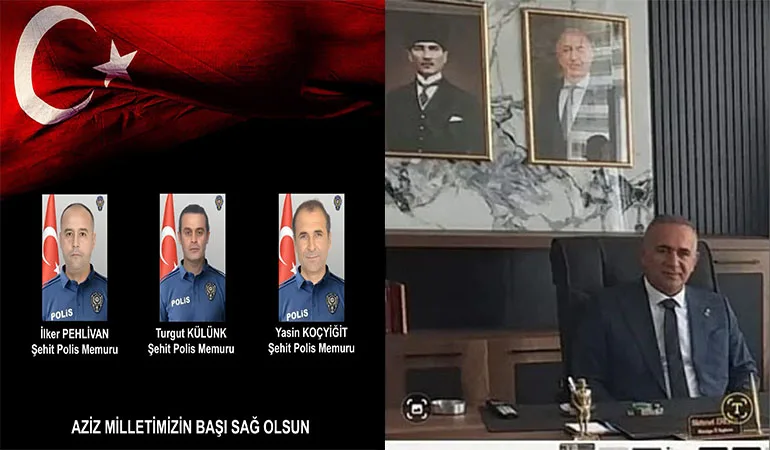 İl Başkanı Mehmet Ercan’dan Şehitler İçin Taziye Mesajı