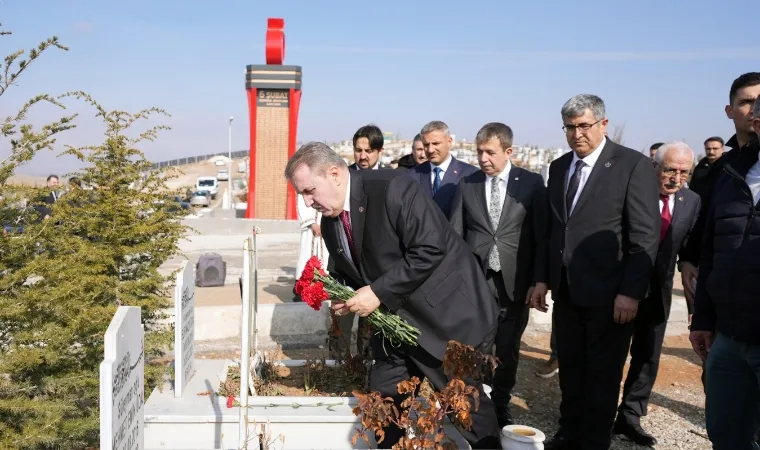BBP Lideri Destici’den Malatya’da Deprem ve Şehitlik Ziyareti