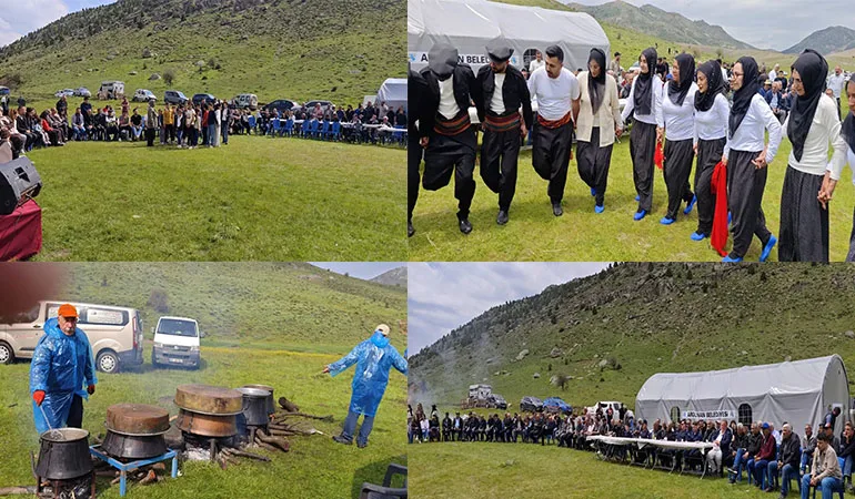 Yağmura Rağmen Coşku Dinmedi: Narmikan Yaylası’nda 700 Kişilik Etli Pilav İkramı