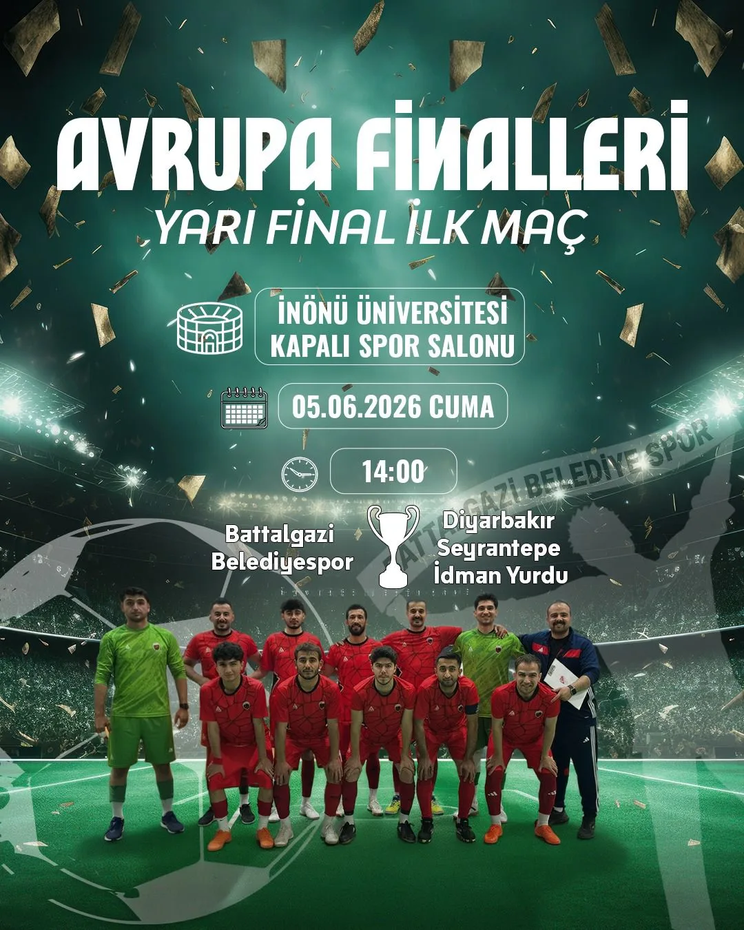 Battalgazi Belediyespor’da Yarı Final Heyecanı
