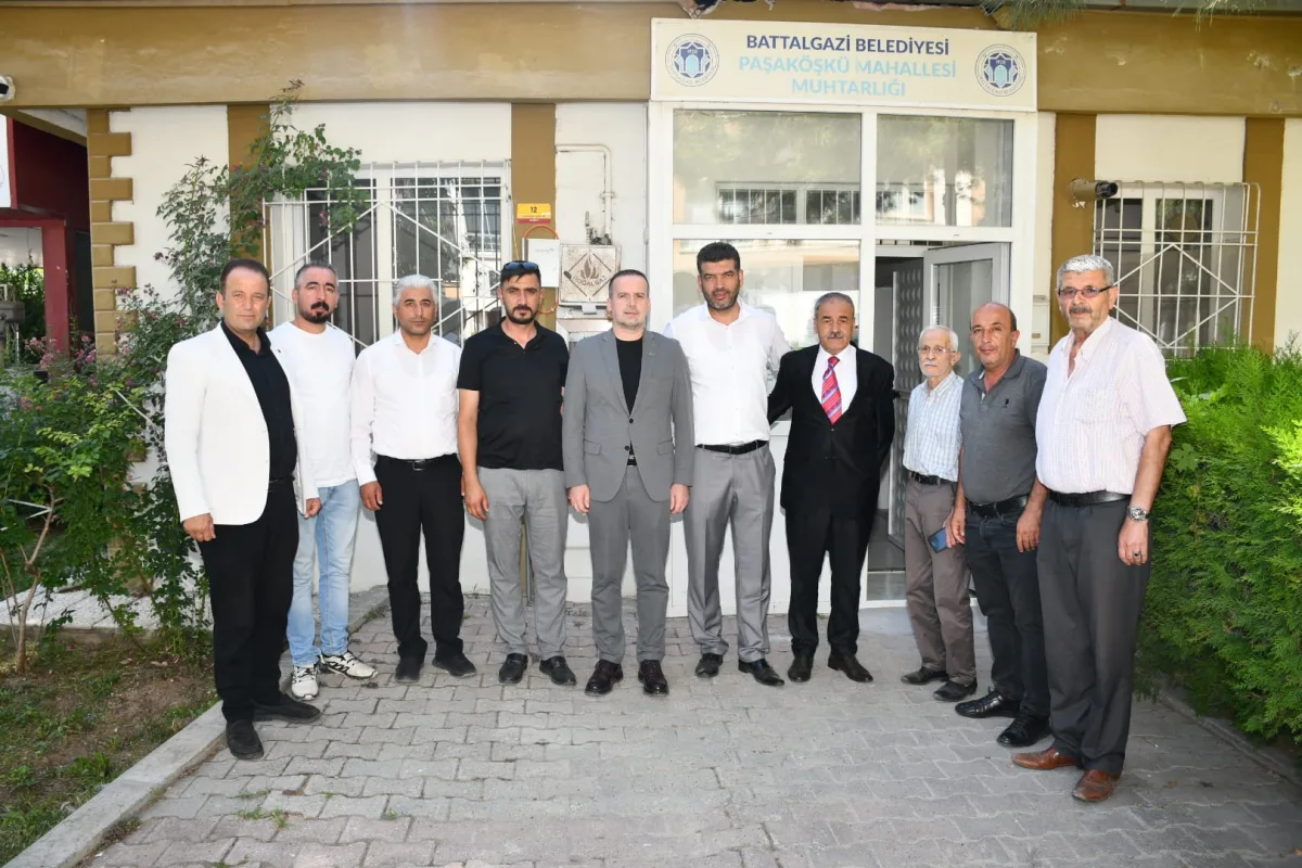 Salih Karademir'den Paşaköşkü Muhtarına Hayırlı Olsun Ziyareti