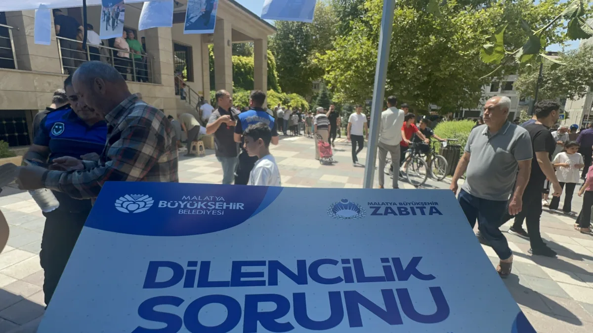 Malatya’da Dilenciliğe Karşı Bilinç Hamlesi: Vatandaşlara Broşürle Uyarı