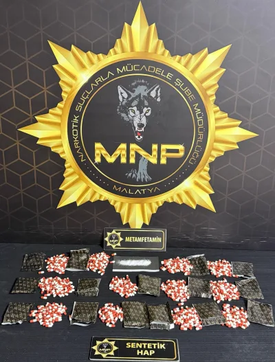 Malatya’da Uyuşturucu Operasyonu: 4 Kilo 875 Gram Metamfetamin Ele Geçirildi