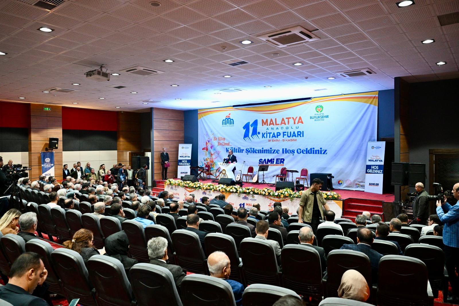 11. Malatya Anadolu Kitap Fuarı Açıldı