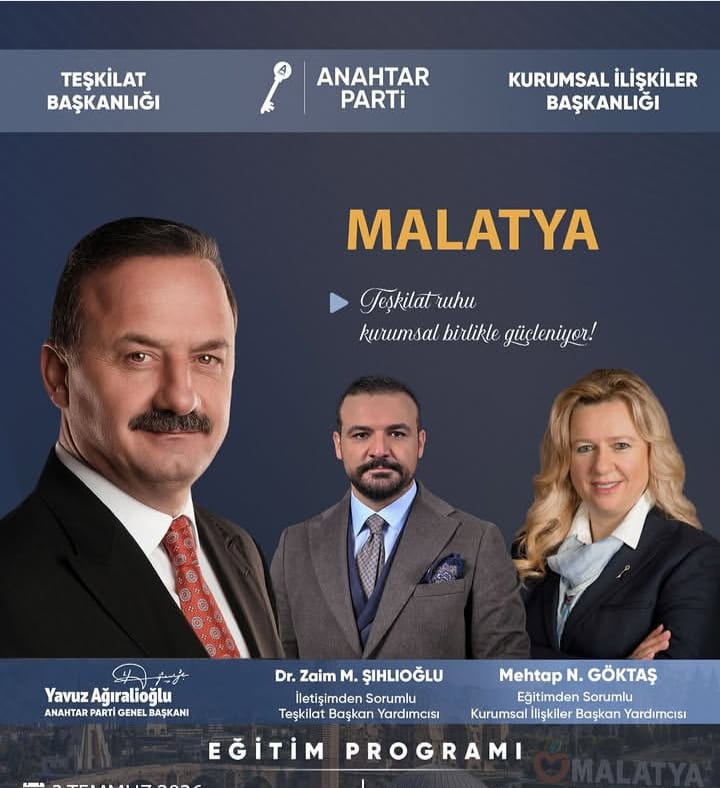Anahtar Parti Malatya’da Vites Yükseltti: Teşkilatlara Stratejik Eğitim