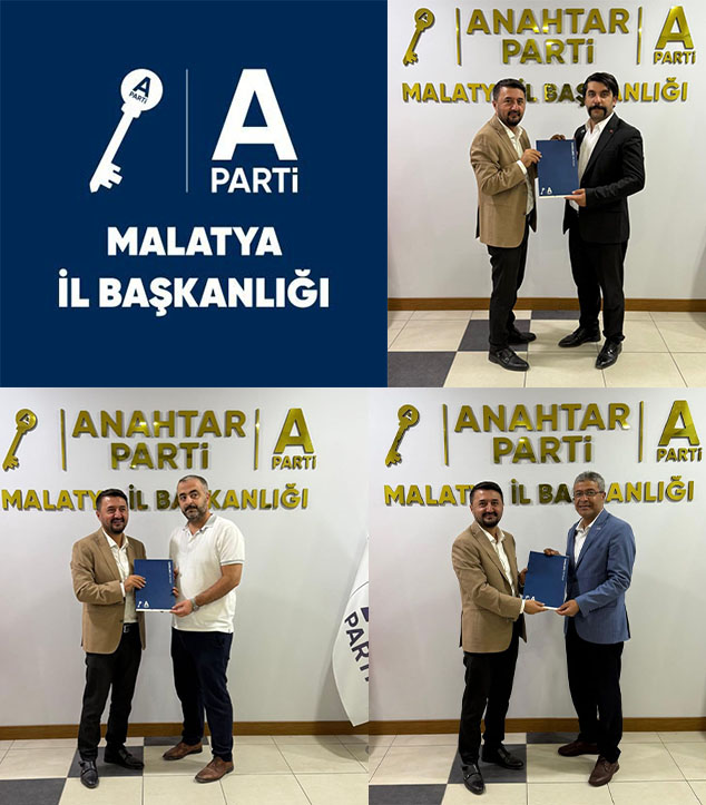 Anahtar Parti Malatya İl Başkanlığı’nda Yeni Görevlendirmeler