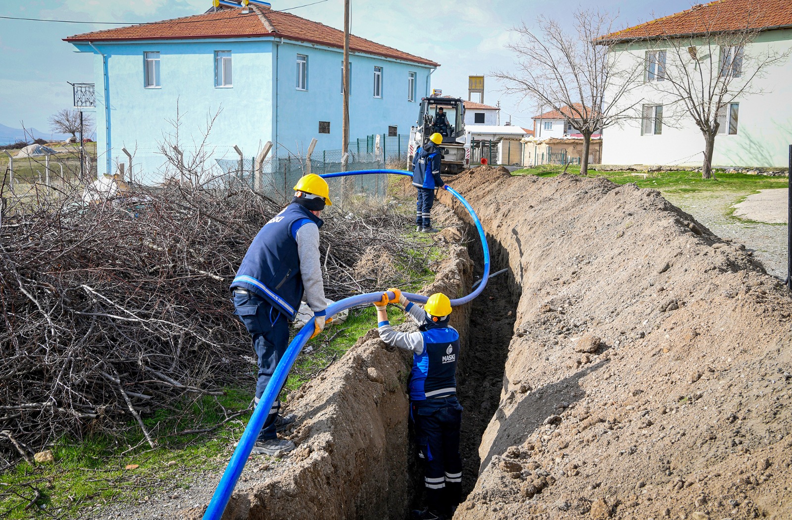Arguvan İçmece Mahallesi’nin 40 Yıllık İçmesuyu Altyapısı Yenilendi