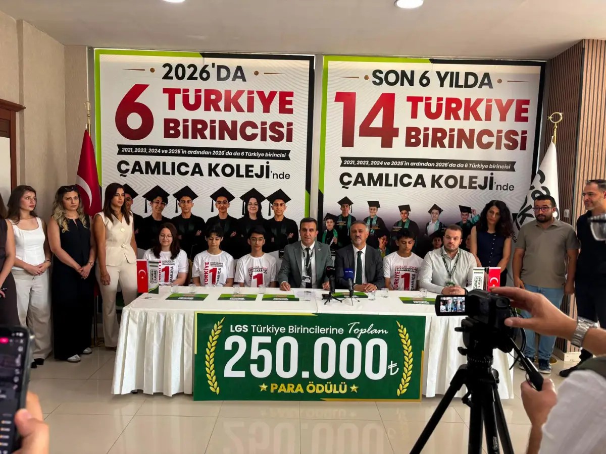 Başarı Geleneği Sürüyor: Çamlıca Koleji 6 Türkiye Birincisi Çıkardı