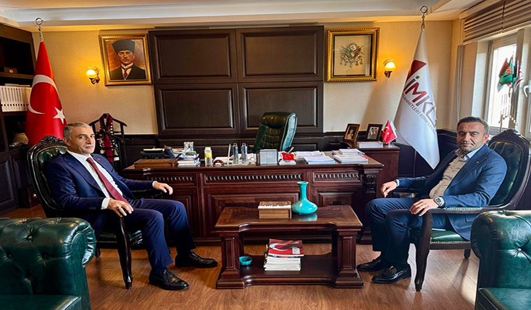 Başkan Hasan Ulutaş’tan İMKON Genel Başkanı Tahir Tellioğlu’na Ziyaret