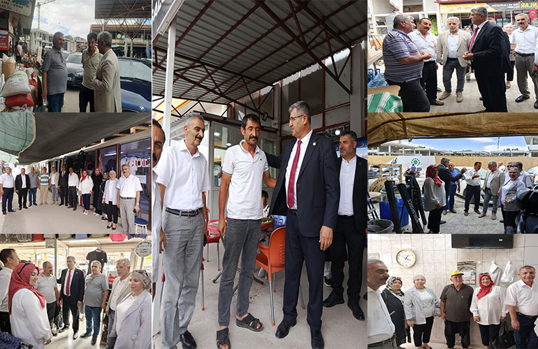 BBP Darende’de Kapı Kapı Gezdi, Vatandaşın Taleplerini Not Aldı