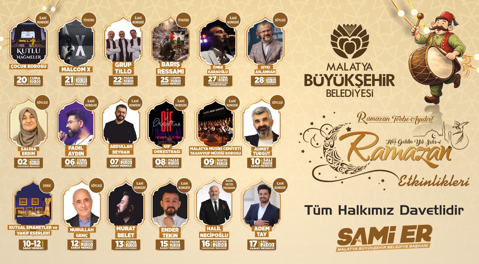 Büyükşehir Belediyesi Ramazan Maneviyatını Şehre Taşıyor