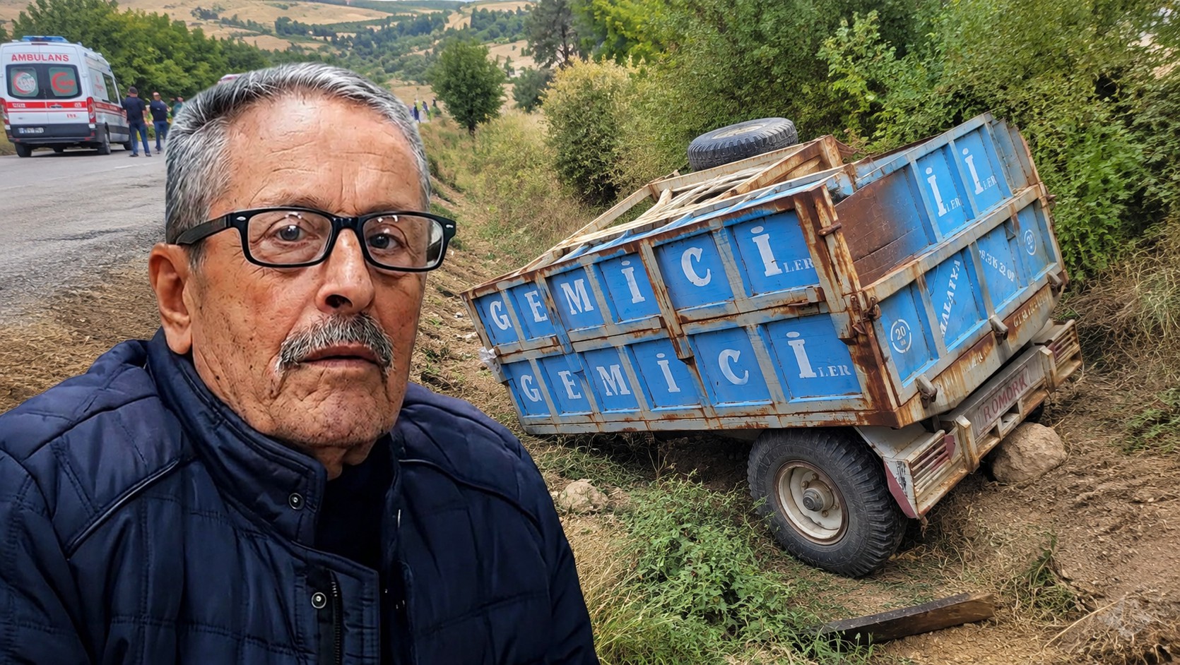 Emekli Polis Feci Traktör Kazasında Can Verdi