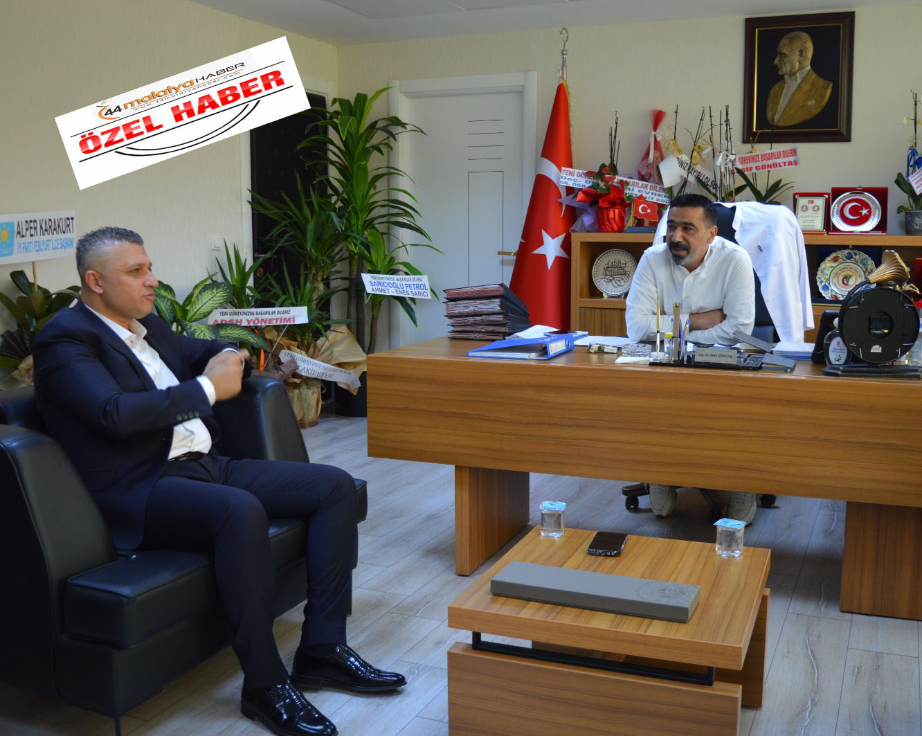 Emlakçılar Derneği’nden Başhekim Gönültaş’a Hayırlı Olsun Ziyareti