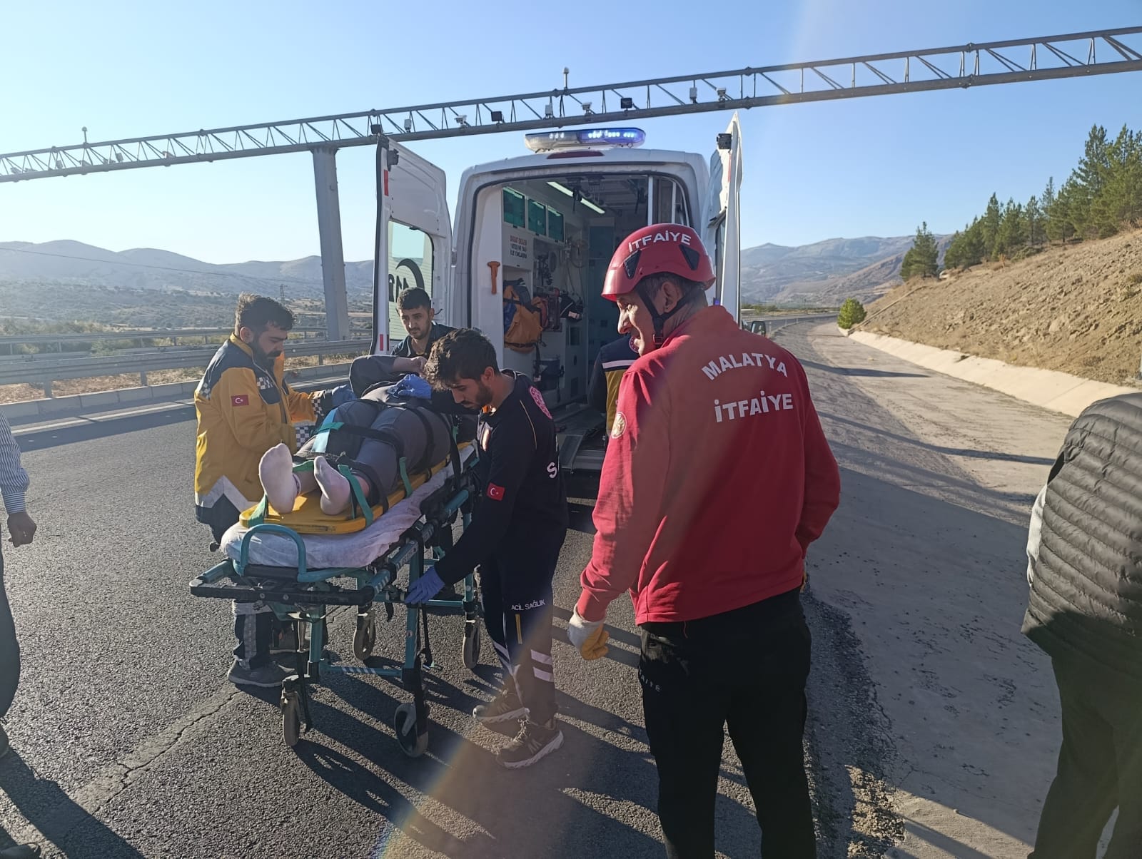 Hekimhan’da Trafik Kazası: 3 Yaralı