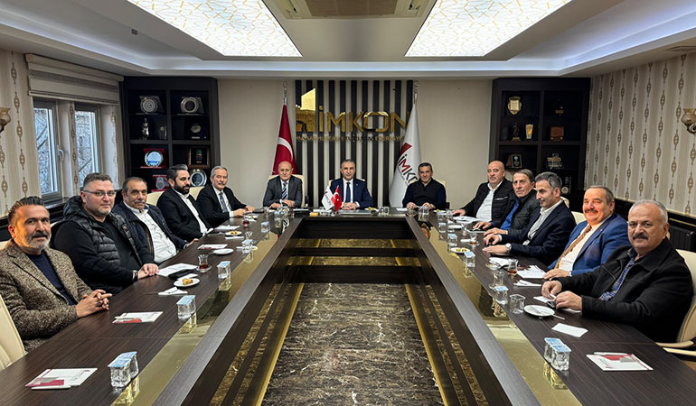 İMKON Başkanı Tellioğlu, Ankara’da Müteahhitlerle İnşaat Sektörünü Masaya Yatırdı