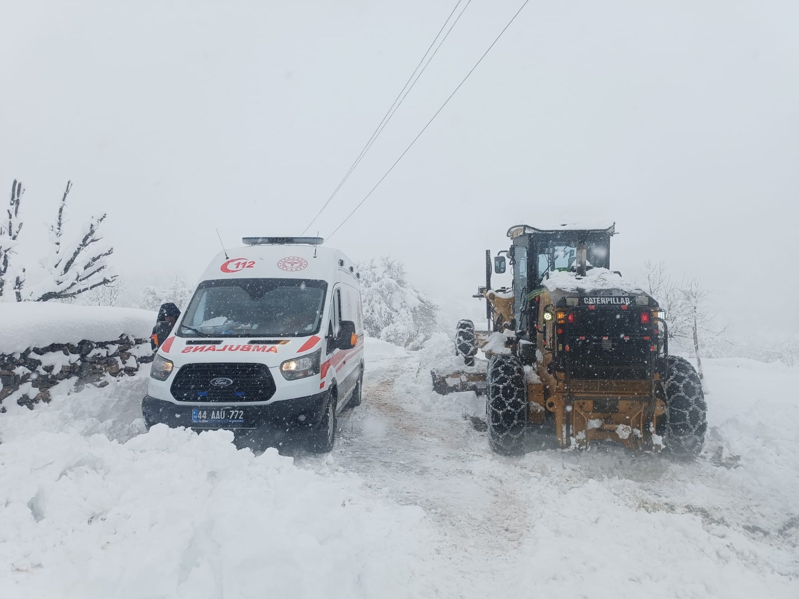 Malatya Büyükşehir Belediyesi’nde Yoğun Kar Mesaisi