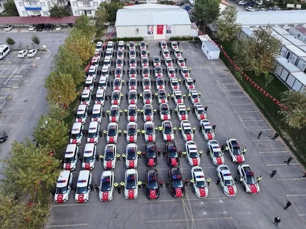 Malatya’da Güvenliğe Büyük Takviye: 67 Yeni Araç Emniyet ve Jandarmaya Teslim Edildi