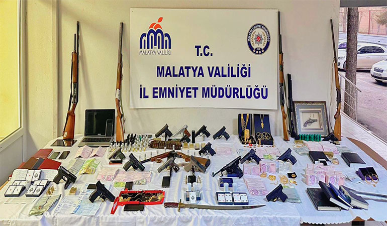 Malatya’da Suç Örgütlerine Büyük Darbe: 36 Şüpheli Yakalandı,