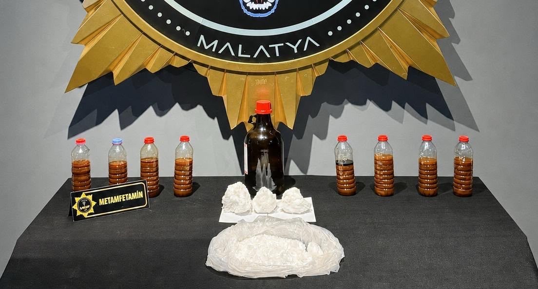 Malatya’da Uyuşturucu Operasyonu: 4 Kilo 875 Gram Metamfetamin Yakalandı