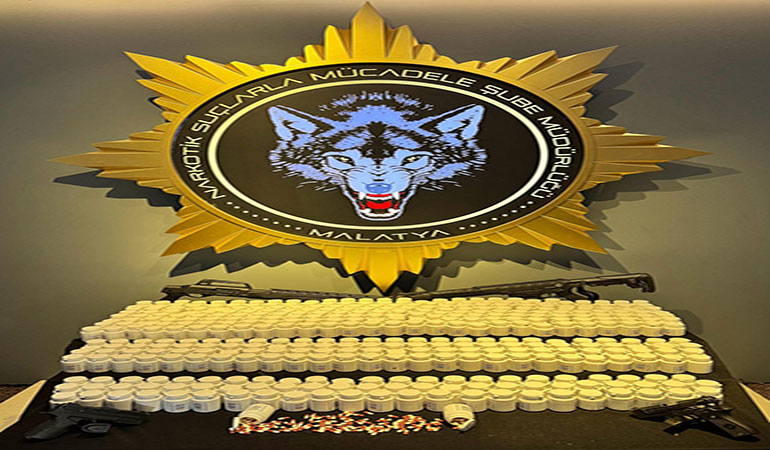 Malatya’da Uyuşturucu ve Silah Operasyonu: 4 Şüpheli Gözaltında