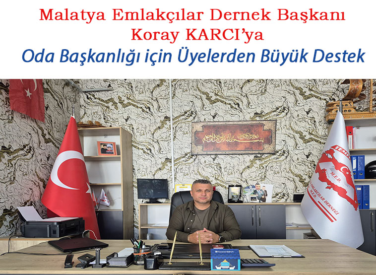 Başkan Koray Karcı’ya Üyelerinden Oda Başkanlığı İçin Tam Destek