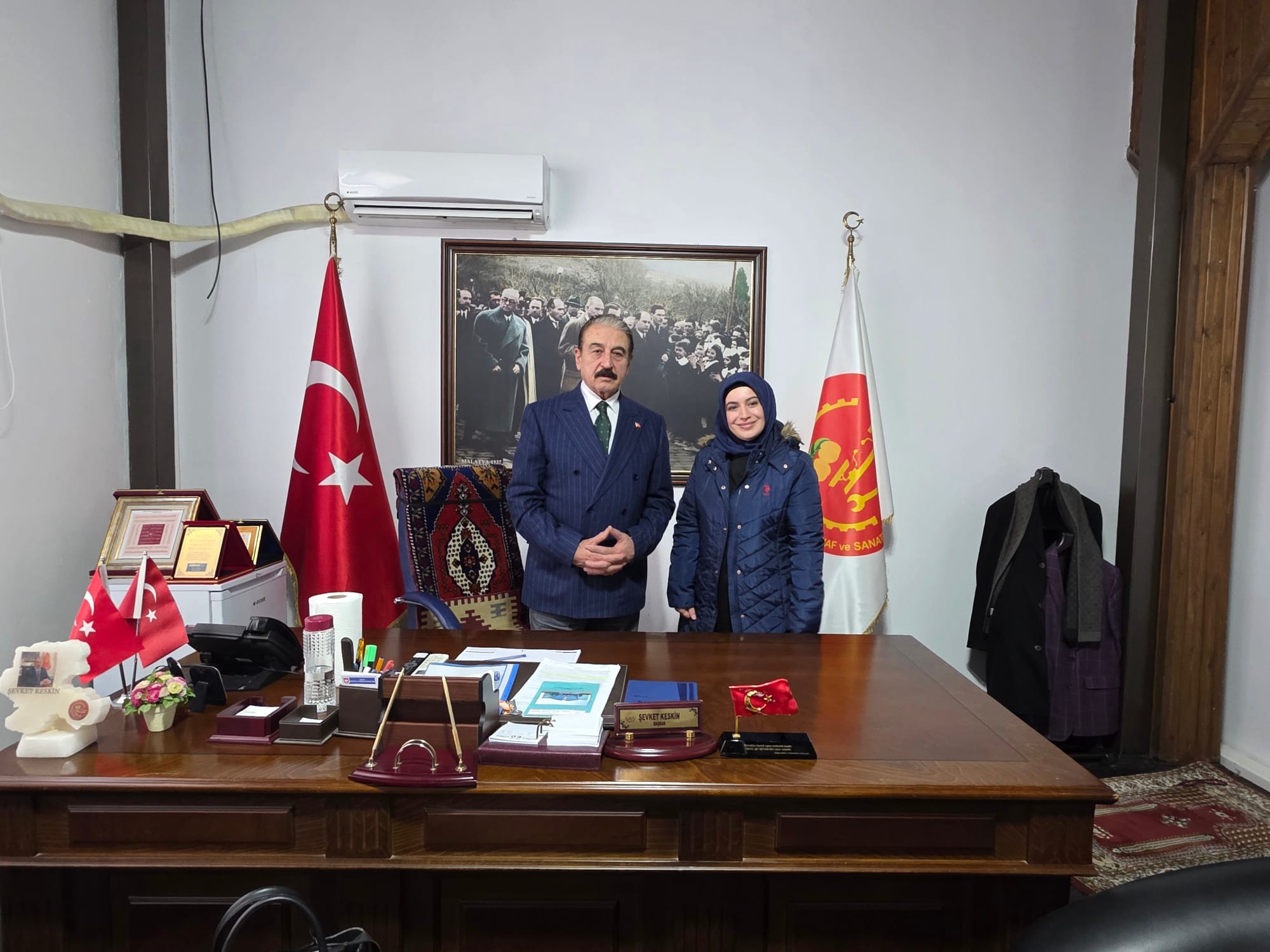 Malatya Global Haber’den ESOB Başkanı Şevket Keskin’e Ziyaret