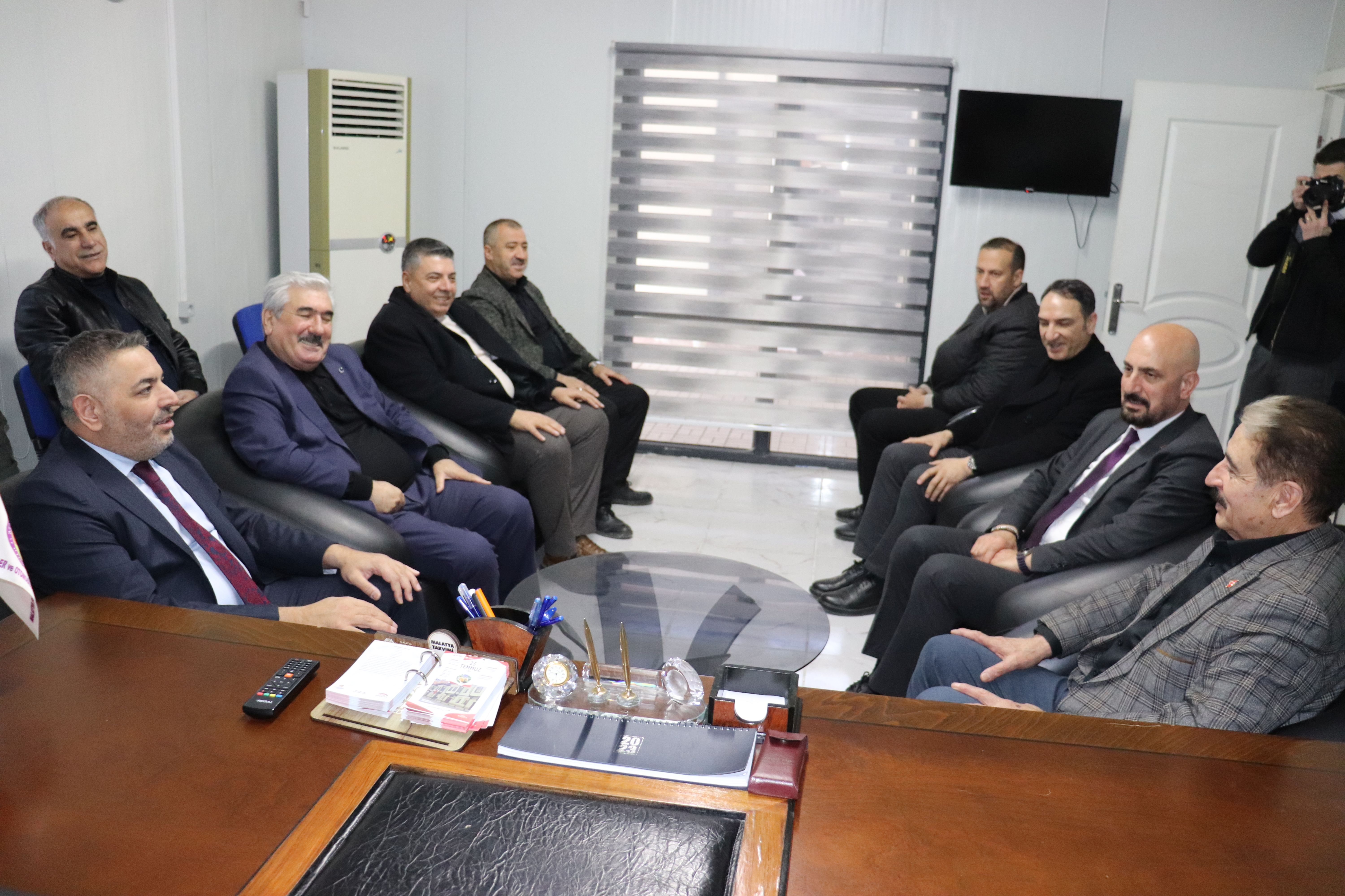 Malatya TSO’dan Şevket Keskin’e Tebrik Ziyareti