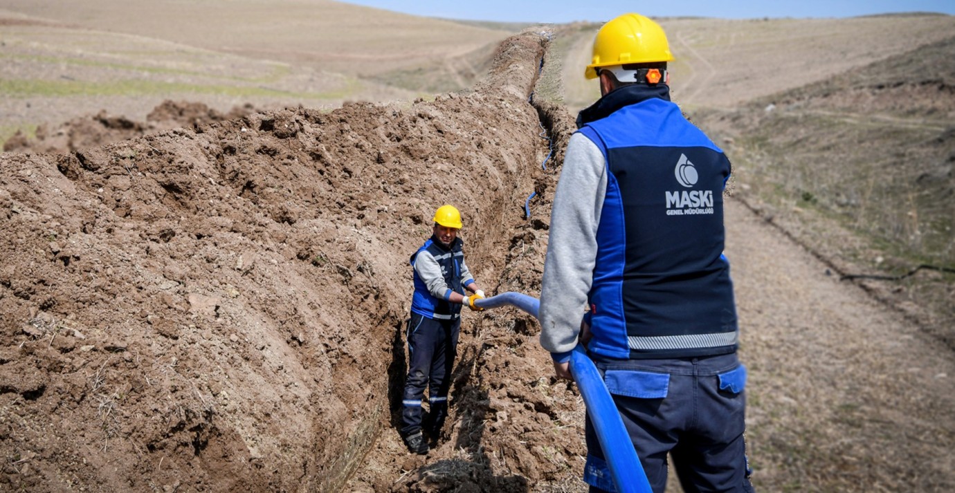 (MASKİ) Genel Müdürlüğü Arguvan Gümüşlü’ye 1.500 Metrelik İçme Suyu Hattı