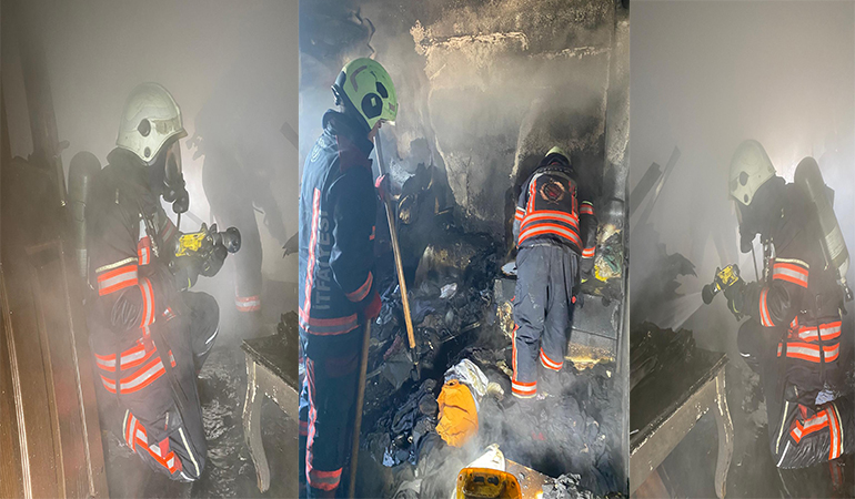 Orduzu Mahallesi Uzun Sokak’ta Ev Yangını: Maddi Hasar Oluştu