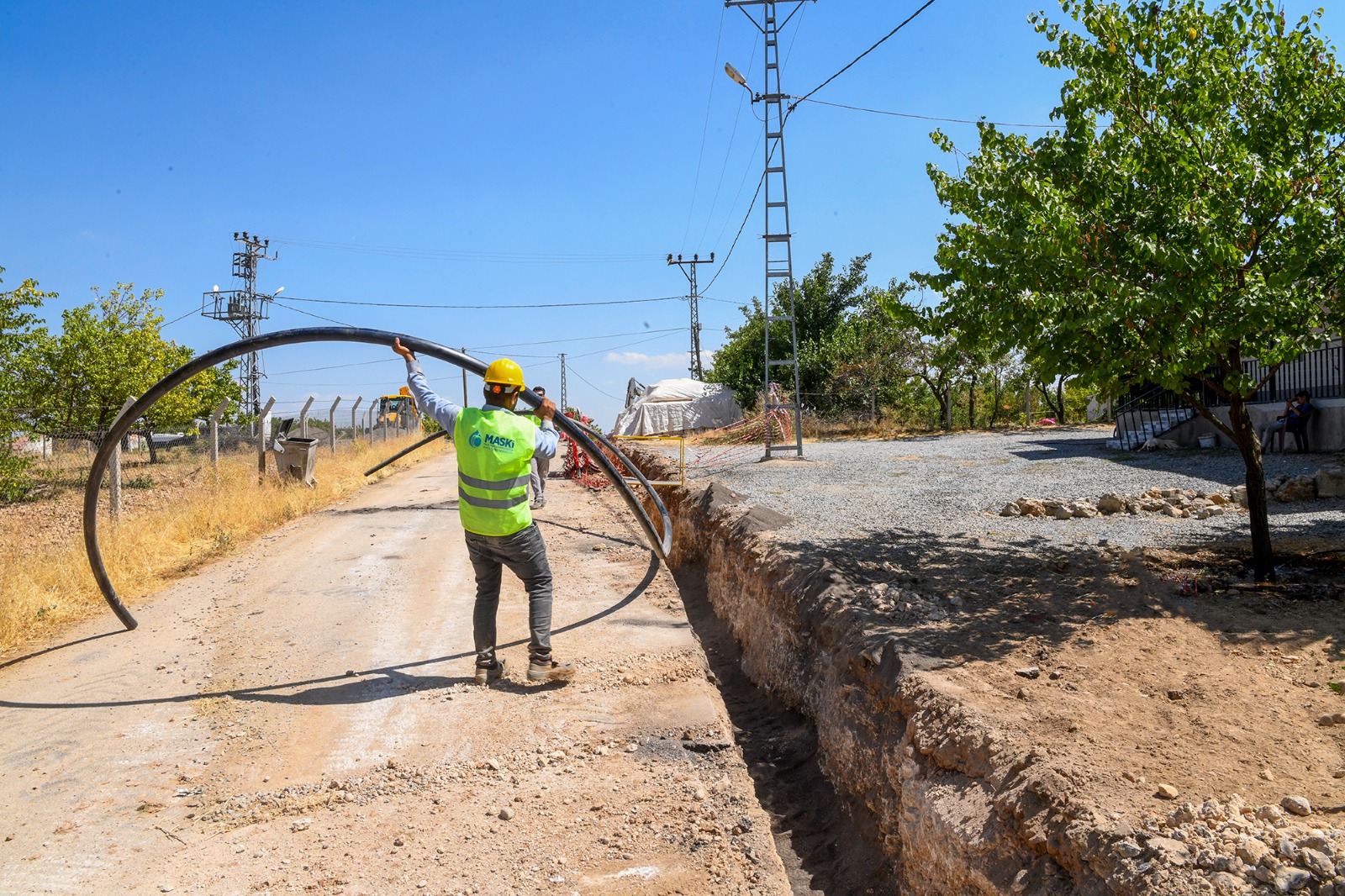Özal Mahallesi’ne 25 Kilometre İçme Suyu Hattı