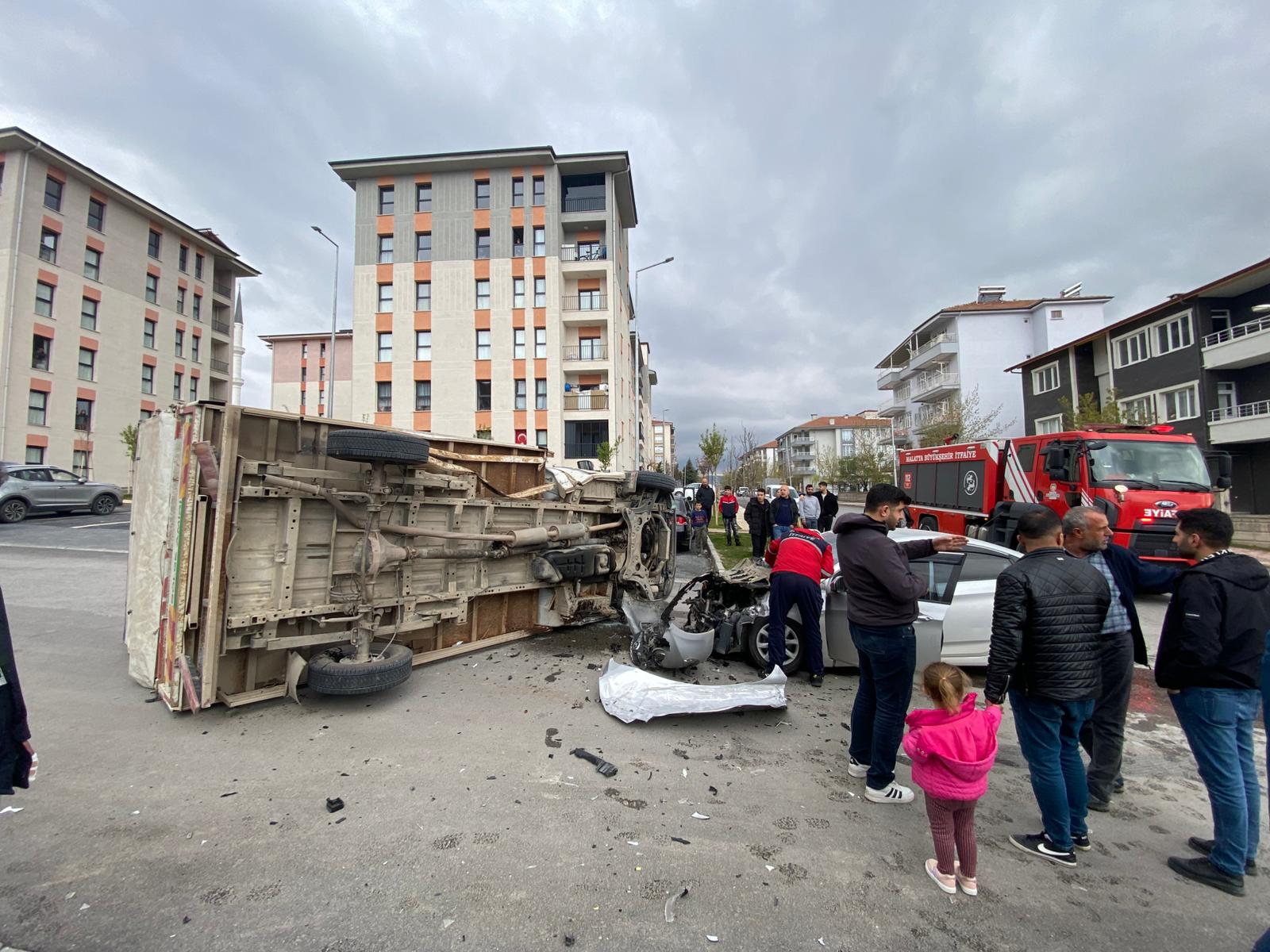 Seyran Mahallesi’nde Trafik Kazası: 1 Kişi Yaralandı