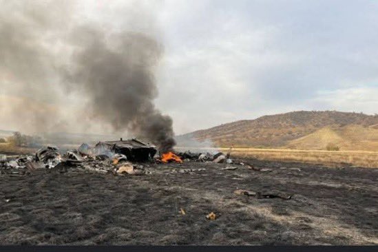 TSK’ya Ait C-130 Kargo Uçağı Azerbaycan-Gürcistan Sınırında Düştü