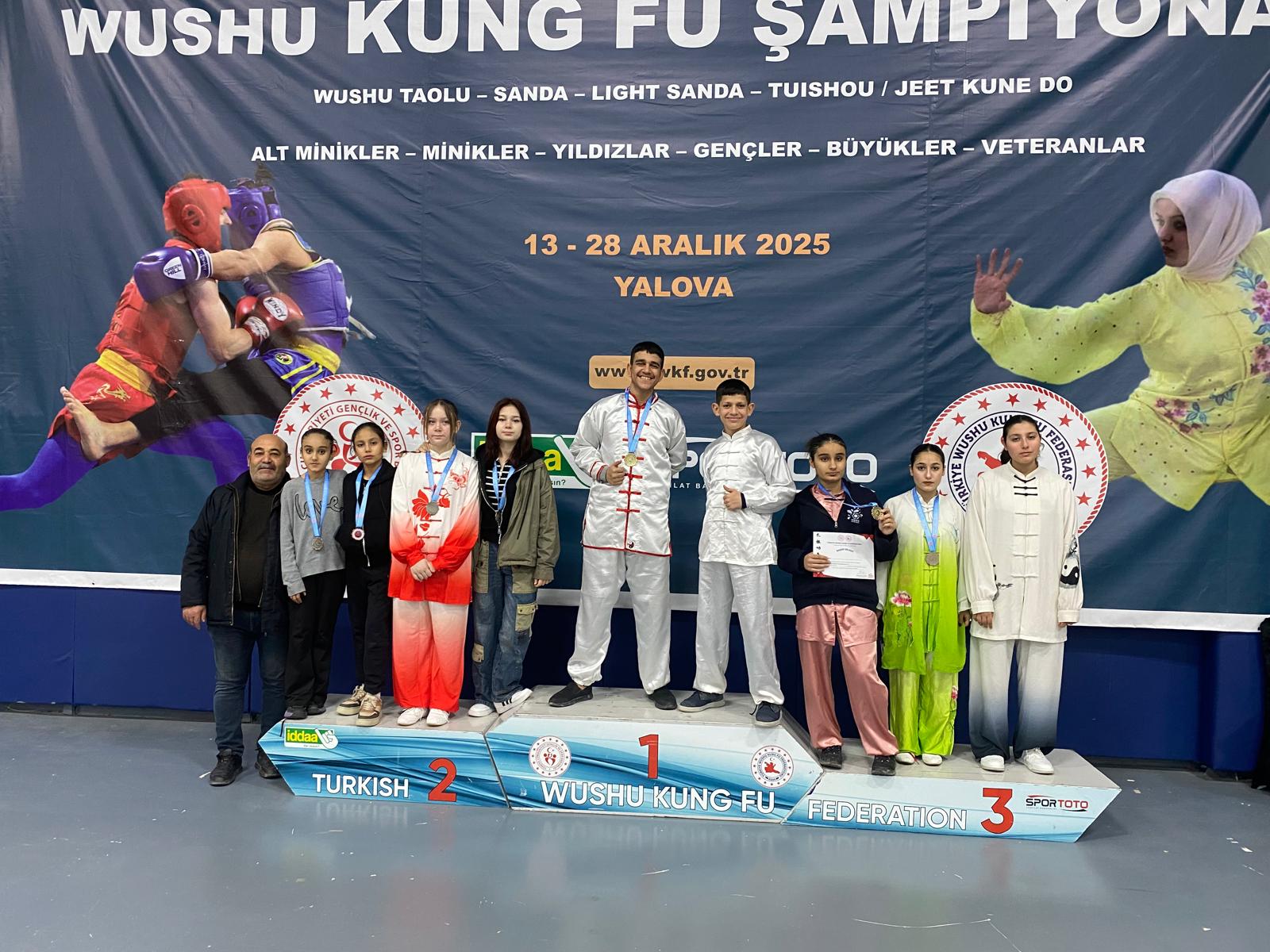 Wushu Kung Fu’da Gurur Tablosu: Malatya’dan Büyük Başarı