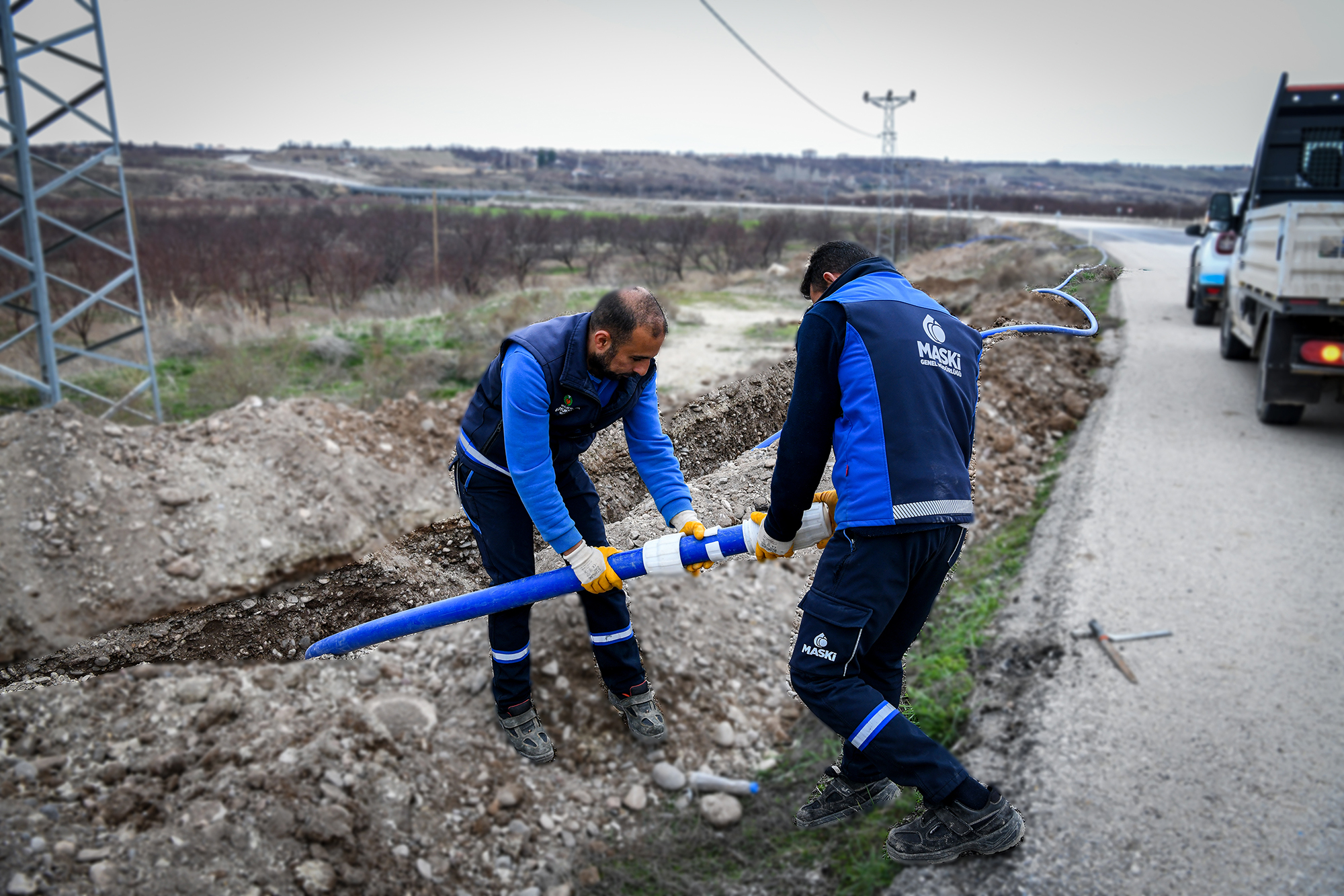 Yazıhan’a 2.7 Km’lik Yeni İçme Suyu Hattı