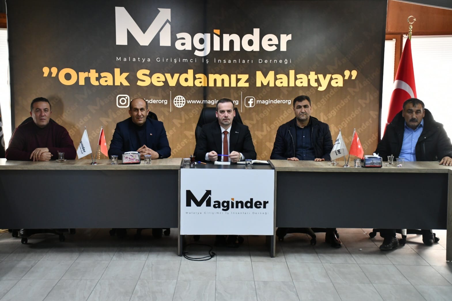 Yazıhan Muhtarları MAGİNDER’de İlçenin Sorunlarını Masaya Yatırdı
