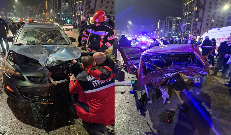 Yeşilyurt’ta Feci Kaza! İsmetpaşa Caddesi’nde 3 Yaralı