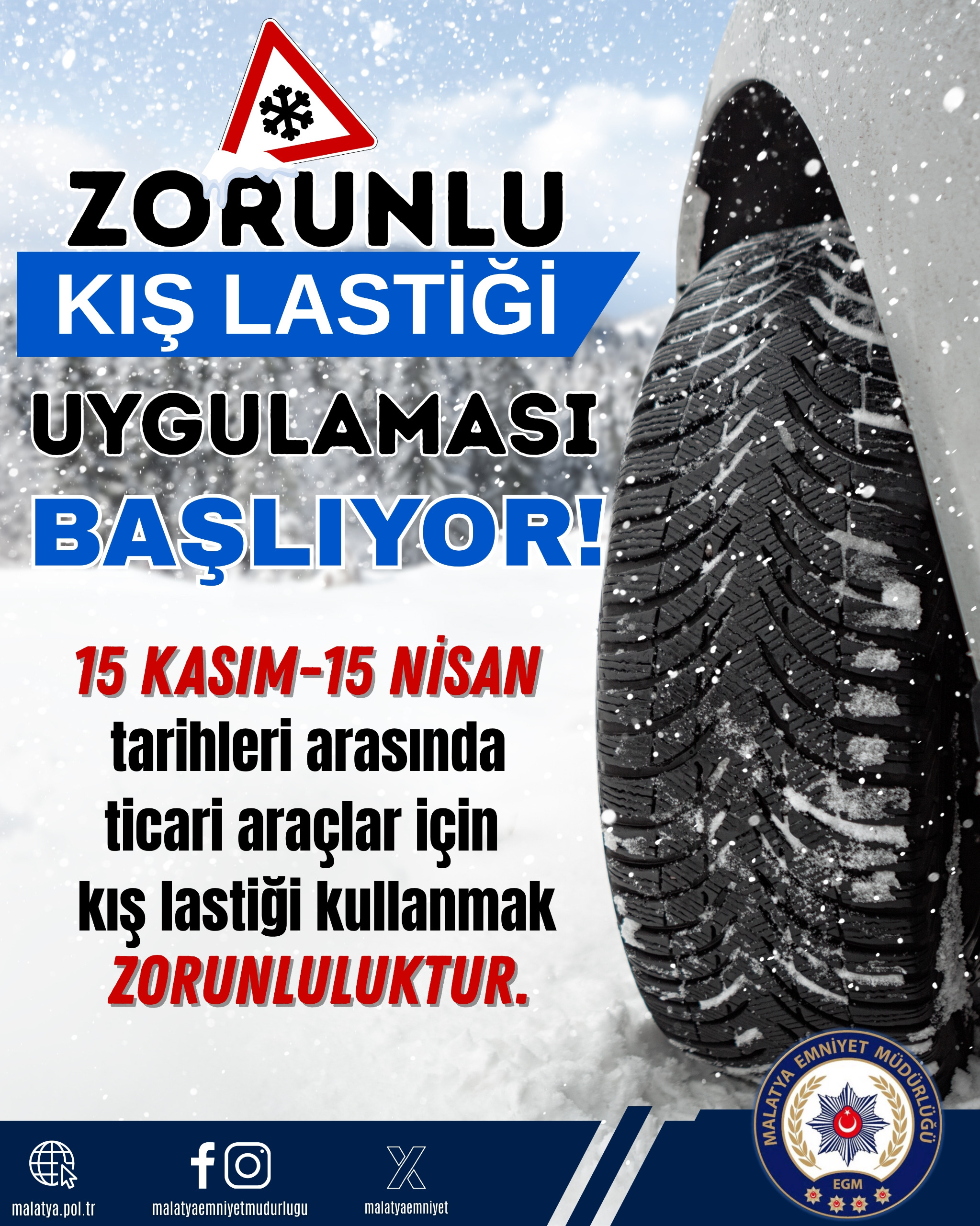 Zorunluluk 15 Kasım'da Başlıyor.