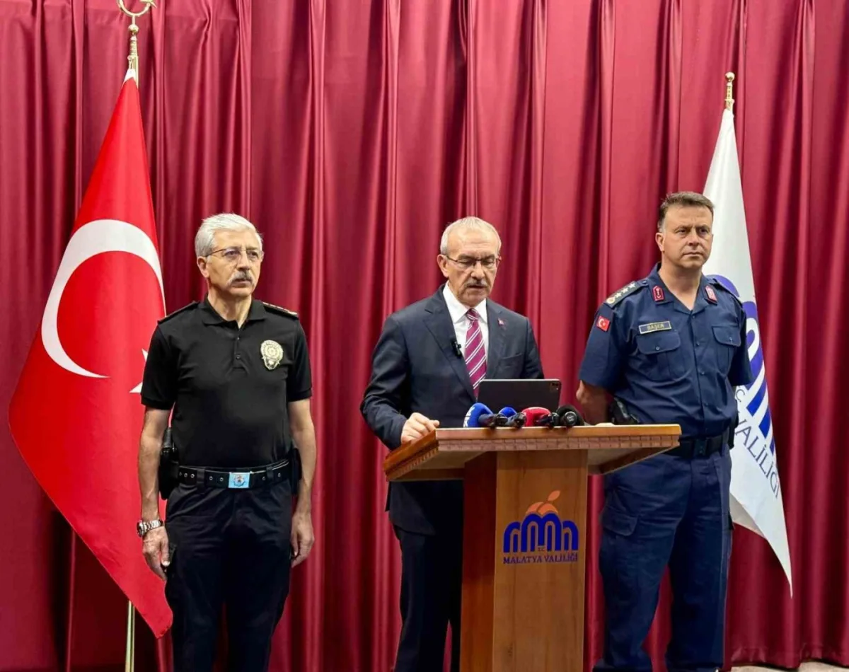 Malatya Valisi Yavuz, 2025’in Asayiş Verilerini Açıkladı