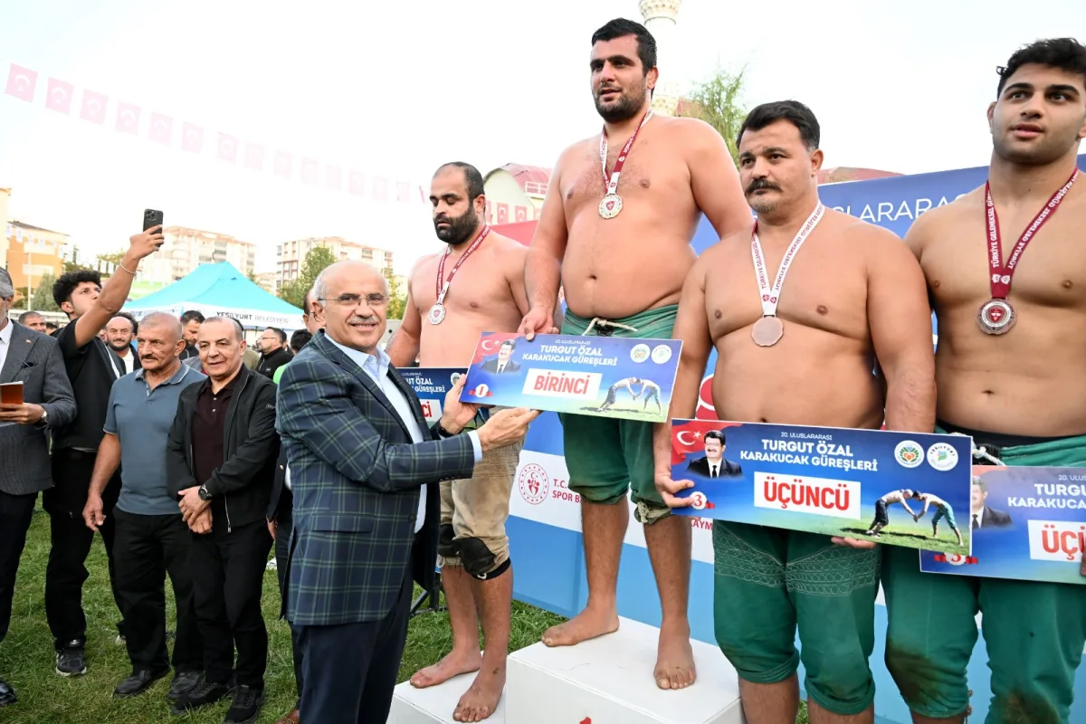 20.Uluslararası Turgut Özal Karakucak Güreşleri, Coşkulu Geçen Final Maçlarıyla Tamamlandı