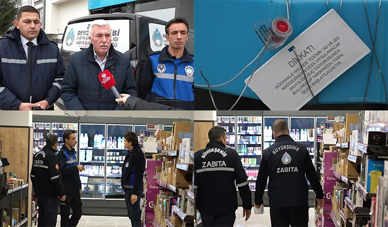 Zabıtasından Kurallara Uymayan İş Yerlerine Kapatma Cezası