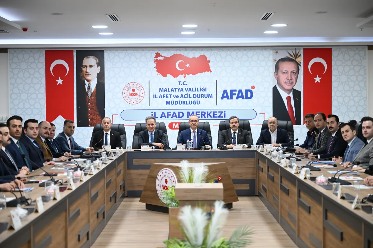 Yavuz Başkanlığında İl Afet Risk Azaltma Planı Toplantısı Yapıldı