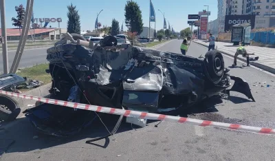 Şiddetli Çarpışma Takla Attırdı: 3 Yaralı